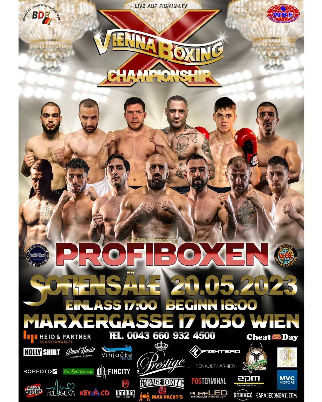 Vienna Boxing Championsship 10 Boxen Wien
